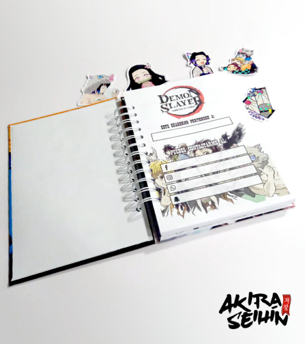 CUADERNO DISEÑO DEMON SLAYER